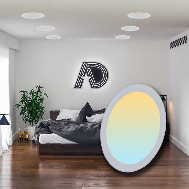 LED Indoor Surface Mounted Panel Light Indoor Bedroom 12W LED Surface Panel Light Commercial Panel Light