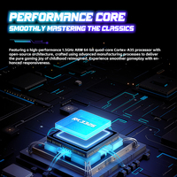 Console de jeu portable Topleo, sortie HD, chipset RK3326, 18000 jeux, lecteurs de jeux portables