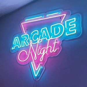 Украшение для детской игровой комнаты, бесплатный дизайн, нет минимального заказа, светодиодный неоновый светильник с именем под заказ для украшения аркадных игр - Product Image 4