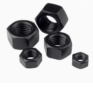 Độ bền kéo cao cấp 4.8 lạnh rèn Đen oxide Hex <span class=keywords><strong>Nut</strong></span> din934 Chất lượng cao hình lục giác các loại hạt từ Trung Quốc nhà máy nhà sản xuất - Product Image 3