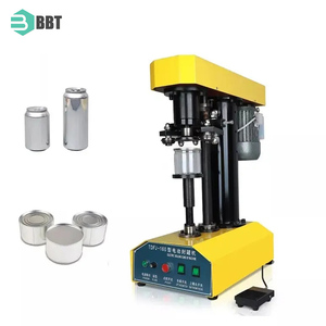 Giá thấp chất lượng cao có kinh nghiệm nhà máy tại chỗ chai nhựa niêm phong máy bán tự động đóng nắp máy tin có thể seamer - Product Image 2