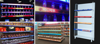 Étagères intelligentes à affichage numérique P1.9, écran LED, bande lumineuse, affichage d'étagères de supermarché