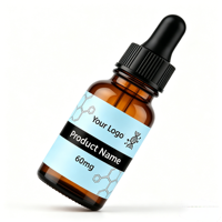 Personnalisez votre design : Petites flacons de 3 ml et 10 ml, flacons Pepti simples de 3 ml, étiquettes et boîtes holographiques brillantes