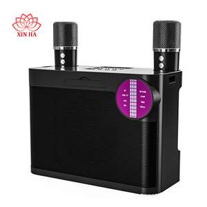 पोर्टेबल परिवार कराओके मशीन इंटरैक्टिव बच्चों के लिए माइक संगीत के साथ वायरलेस स्पीकर, मिनी बच्चों के लिए माइक गीत के साथ वायरलेस स्पीकर - Product Image 2