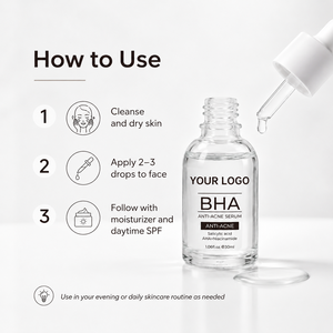 全新护肤精华液自有品牌 BHA 抗痘精华液 AHA+烟酰胺水杨酸保湿平衡控油净化毛孔面部精华液 - Product Image 6
