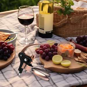 Juego de abridor de vino tinto de aleación de zinc con cabeza de conejo IStapromo Gifts - Product Image 5