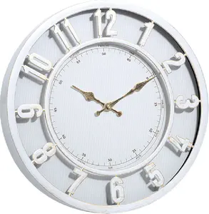 XX409 Home Decoration Retro Number Frame and Paper Customized Plastic Wall Clock New Product