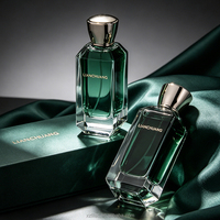 Parfum de luxe en cristal violet 100 ml - Parfum floral fruité longue durée, flacon de parfum élégant et luxueux avec boîte cadeau