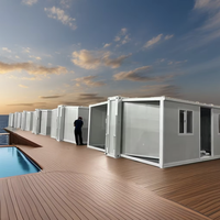 Nouveau modèle d'entrepôt Maison modulaire préfabriquée intelligente et bon marché pour la maison et le bureau Maison préfabriquée en conteneur extensible à double aile