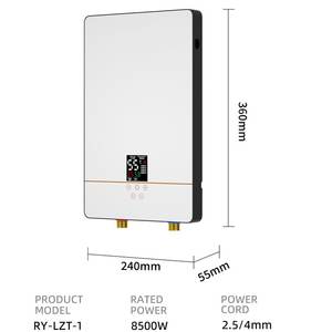 8500W Tankloze Elektrische Boiler Met Gegoten Aluminium Verwarmingslichaam En Geavanceerde Omvormer Voor Constante Temperatuur - Product Image 5