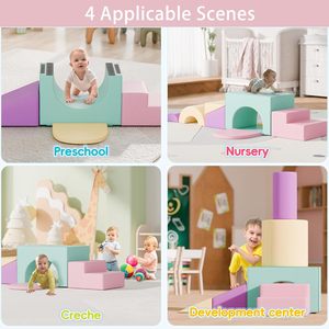 CZFIT - Equipos de Juego de Espuma Suave para Niños, Túnel de Juego Interior Personalizado de Fábrica, Bloques de Escalada para Niños Pequeños - Product Image 5