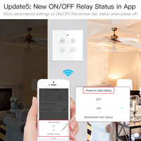 Avatto — interrupteur mural intelligent pour plafonnier, commande à distance sans fil, wi-fi, rf 433, pour maison connectée Tuya