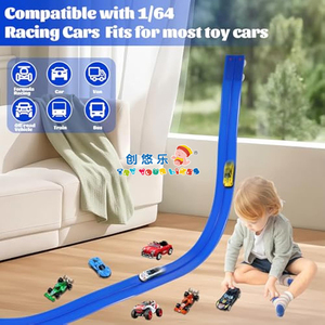 Set <span class=keywords><strong>Pista</strong></span> da Corsa Flessibile EPT 5cm con 2 Auto Giocattolo per Bambini - Product Image 3