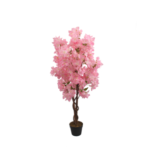 120 см, 150 см, 180 см, оптовая продажа, пластиковое дерево Сакура, искусственное Цветущее Вишневое дерево для откровения - Product Image 1