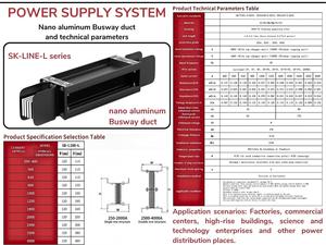 รางบัสเวย์อะลูมิเนียมนาโน OEM SK-LINE-L 250-4000A IP66 น้ำหนักเบา ผู้ผลิตรางบัสเวย์จากจีน ได้รับการรับรองมาตรฐาน IEC EN GB - Product Image 2