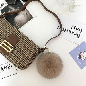 Elegante Pompón <span class=keywords><strong>de</strong></span> Piel <span class=keywords><strong>de</strong></span> Animal Auténtica, Bola <span class=keywords><strong>de</strong></span> Pelo <span class=keywords><strong>de</strong></span> Zorro <span class=keywords><strong>de</strong></span> 12cm, Pompón <span class=keywords><strong>de</strong></span> Mapache para Bolsos, Bufandas, Gorros y Accesorios DIY - Product Image 6
