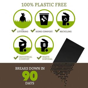 Logo <b>Compostable</b> Dog Poop Bag Biodegradable PBAT PLA Corn Starch Pet Dog Waste Poop Poo Bags - Product Image 2