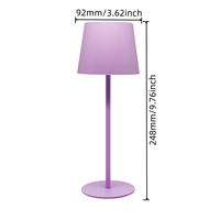 Lampe de bureau LED portable rechargeable, pliable, réglable en hauteur, à intensité variable en continu, pour la lecture à la maison, au bureau ou dans la chambre