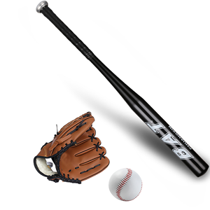 Set de Bate de Béisbol de Aleación de Aluminio Antideslizante Personalizable para Entrenamiento de Béisbol con Bate y Guantes - Product Image 1