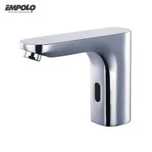 China qualidade fornecedor cromo faucet sensor faucet amarelo latão torneira de água