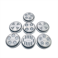 Accessoire presse-pâtes pour batteur sur socle, comprenant 7 plaques à pâtes, accessoire pour batteur sur socle