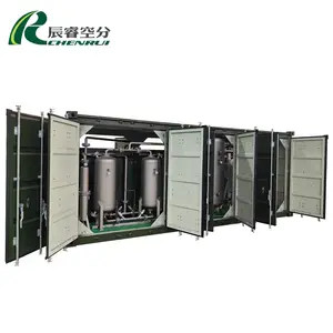 Potente generador de nitrógeno móvil de alta calidad planta de Adsorción Oscilante de presión del generador de nitrógeno Fuyang PSA 99