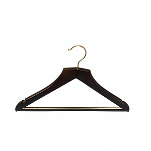 Long Lasting Vintage Eco-Friendly Single Tier Hooks Rails Wardrobe Coat <b>Hanger</b> Wooden Strong Clothing Bag Tailors Use Detachable - Product Image 5