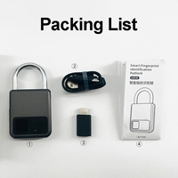 Cadenas à empreintes digitales étanche, sans clé, pour casier de sécurité, recharge USB, pour vélo, casier de gym, bagages, cadenas intelligent Tuya APP