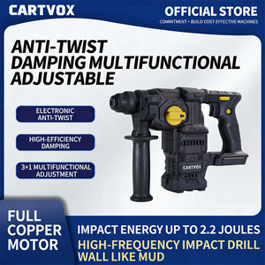 <span class=keywords><strong>Marteau</strong></span> perforateur sans fil 3-en-1 CARTVOX 20V, outil multifonction pour percer et cisailler le <span class=keywords><strong>béton</strong></span> - Product Image 2