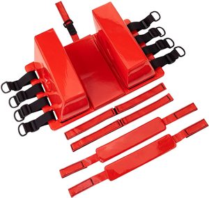 Correas de seguridad de aluminio plegables para ambulancia CE ISO, camilla con inmovilizadores de cabeza - Product Image 1