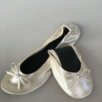 Chaussons plats jetables pliables pour mariage, printemps-été, à bride réglable, à enfiler, pour après-fête, vente en gros