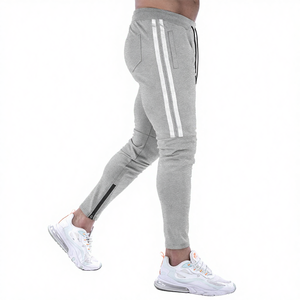 Pantalon de jogging décontracté pour homme en coton-polyester, mi-lourd, séchage rapide, idéal pour le sport et le fitness – Vente en gros à prix réduit - Product Image 4