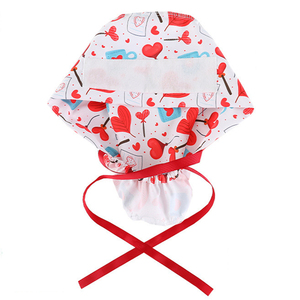Cappelli Chirurgici Plus Size con Coda di Cavallo, Personalizzabili con Logo, Riutilizzabili per Infermieri e Medici, con Nastri e Bottoni, Berretto Chirurgico Invernale - Product Image 3