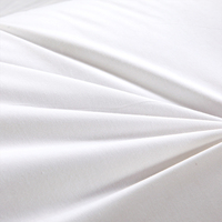 Oreiller de lit d'hôtel en duvet de canard et d'oie de luxe, housse 100% coton, 400 fils, forme oblongue pour un sommeil confortable