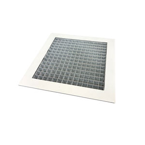Diffuseur <span class=keywords><strong>d</strong></span>'air carré robuste pour système de ventilation de centre commercial, conception durable et économe en énergie - Product Image 3