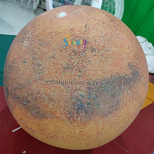 Palloni Gonfiabili Decorativi del Sistema Solare con Luci LED: Marte, Venere, Saturno, Mercurio, Luna, Terra - Product Image 5