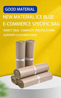 Enveloppes d'expédition en plastique personnalisées en poly Sac de courrier pour la poste pour chaussettes Traitement de surface d'impression d'emballage en fourrure