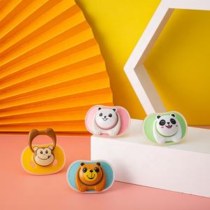 Vente en gros de sucettes apaisantes personnalisées en silicone sans bisphénol A <span class=keywords><strong>avec</strong></span> housses anti-poussière - Product Image 5