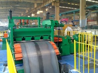 Machine de découpe de bobines d'acier HR, Ligne de découpe à la longueur, Machine de découpe de bobines