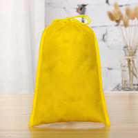 Sac à poussière en non-tissé avec cordon de serrage, personnalisable avec logo, multi-usages pour emballage de cadeaux, motif lettre, vente en gros