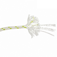 Cordon en polyéthylène PE tressé creux jaune et bleu de 5 mm à 15 mm