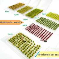 Mini-herbe réaliste en touffes, modèles de plantes miniatures 3MM/8MM, kits de modélisme pour table de sable DIY, matériaux de construction pour diorama