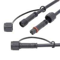 Contrôleur d'éclairage Led extérieur 4 broches fil injecté mâle femelle prise circulaire 2A connecteur Led à faible courant M10
