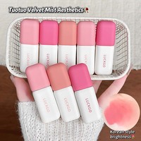 Rouge à lèvres LUCKGO Candy Story 3,5g, crème soyeuse, brillant hydratant, teinte pour les lèvres, 9 couleurs, faible saturation, adapté aux peaux jaunes