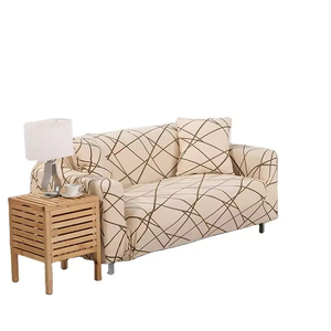 <span class=keywords><strong>Funda</strong></span> de <span class=keywords><strong>Sofá</strong></span> Elástica con Patrón Geométrico, 3 Plazas, Poliéster y Spandex, <span class=keywords><strong>Funda</strong></span> Protectora de una Pieza - Product Image 1