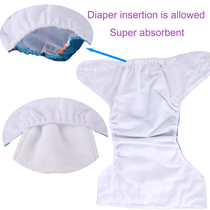 Werkseitig verstellbar 1-3 Jahre alte Baby-Stoff windeln Wasch bar Wasserdicht Wieder verwendbare Kleinkind-Schweine fleisch windeln Gedruckte Funktion - Product Image 2
