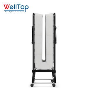 Giường gấp di động bằng kim loại hiện đại, bền, có đệm mút hoạt tính, bán buôn, dùng cho phòng khách - Product Image 5