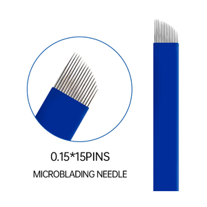 Поставка диаметром 0,15 мм ручной Перманентный макияж нано микроблейдинг лезвия в наличии микроблейдинг бровей Татуировка игла - Product Image 2