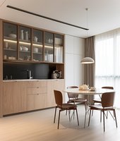Buffet intelligent multi-niveaux personnalisé avec prise intégrée, armoire étanche pour salle à manger, balcon, garde-manger