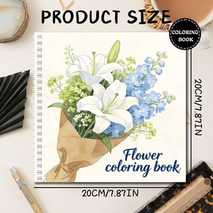 Cuaderno para Colorear de Tamaño Personalizado, Cuadernos Espirales para Colorear Personalizados para Niños y Adultos, Material Escolar, Alivio del Estrés, Dibujo - Product Image 5